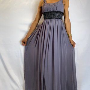 Decode Women's Sexy V Neck Prom wedding Bridesmaid long maxi Dress with sequins